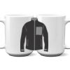 15 oz. NO MINIMUM Full Color Printed Ceramic Mug Thumbnail