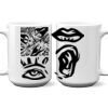 15 oz. NO MINIMUM Full Color Printed Ceramic Mug Thumbnail