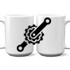 15 oz. NO MINIMUM Full Color Printed Ceramic Mug Thumbnail