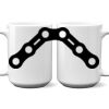 15 oz. NO MINIMUM Full Color Printed Ceramic Mug Thumbnail