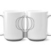 15 oz. NO MINIMUM Full Color Printed Ceramic Mug Thumbnail