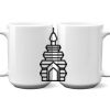 15 oz. NO MINIMUM Full Color Printed Ceramic Mug Thumbnail