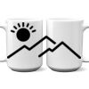 15 oz. NO MINIMUM Full Color Printed Ceramic Mug Thumbnail