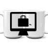 15 oz. NO MINIMUM Full Color Printed Ceramic Mug Thumbnail