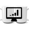 15 oz. NO MINIMUM Full Color Printed Ceramic Mug Thumbnail