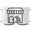 15 oz. NO MINIMUM Full Color Printed Ceramic Mug Thumbnail