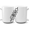 15 oz. NO MINIMUM Full Color Printed Ceramic Mug Thumbnail