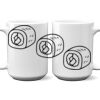 15 oz. NO MINIMUM Full Color Printed Ceramic Mug Thumbnail