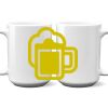 15 oz. NO MINIMUM Full Color Printed Ceramic Mug Thumbnail