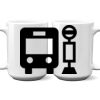 15 oz. NO MINIMUM Full Color Printed Ceramic Mug Thumbnail