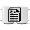 15 oz. NO MINIMUM Full Color Printed Ceramic Mug Thumbnail