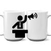 15 oz. NO MINIMUM Full Color Printed Ceramic Mug Thumbnail