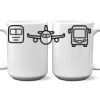 15 oz. NO MINIMUM Full Color Printed Ceramic Mug Thumbnail