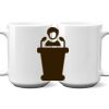 15 oz. NO MINIMUM Full Color Printed Ceramic Mug Thumbnail