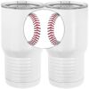 20 oz. Tall Stainless Steel Vacuum Insulated Tumbler White Thumbnail