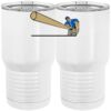 20 oz. Tall Stainless Steel Vacuum Insulated Tumbler White Thumbnail