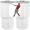 20 oz. Tall Stainless Steel Vacuum Insulated Tumbler White Thumbnail