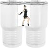 20 oz. Tall Stainless Steel Vacuum Insulated Tumbler White Thumbnail