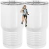 20 oz. Tall Stainless Steel Vacuum Insulated Tumbler White Thumbnail