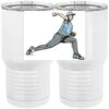 20 oz. Tall Stainless Steel Vacuum Insulated Tumbler White Thumbnail