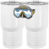 20 oz. Tall Stainless Steel Vacuum Insulated Tumbler White Thumbnail