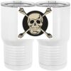 20 oz. Tall Stainless Steel Vacuum Insulated Tumbler White Thumbnail