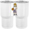 20 oz. Tall Stainless Steel Vacuum Insulated Tumbler White Thumbnail