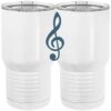 20 oz. Tall Stainless Steel Vacuum Insulated Tumbler White Thumbnail