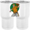 20 oz. Tall Stainless Steel Vacuum Insulated Tumbler White Thumbnail
