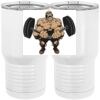 20 oz. Tall Stainless Steel Vacuum Insulated Tumbler White Thumbnail