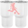 20 oz. Tall Stainless Steel Vacuum Insulated Tumbler White Thumbnail