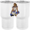 20 oz. Tall Stainless Steel Vacuum Insulated Tumbler White Thumbnail