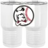 20 oz. Tall Stainless Steel Vacuum Insulated Tumbler White Thumbnail