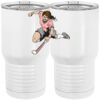 20 oz. Tall Stainless Steel Vacuum Insulated Tumbler White Thumbnail