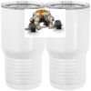 20 oz. Tall Stainless Steel Vacuum Insulated Tumbler White Thumbnail