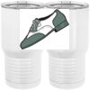 20 oz. Tall Stainless Steel Vacuum Insulated Tumbler White Thumbnail