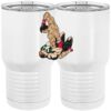 20 oz. Tall Stainless Steel Vacuum Insulated Tumbler White Thumbnail