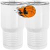 20 oz. Tall Stainless Steel Vacuum Insulated Tumbler White Thumbnail