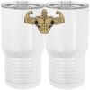 20 oz. Tall Stainless Steel Vacuum Insulated Tumbler White Thumbnail