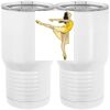 20 oz. Tall Stainless Steel Vacuum Insulated Tumbler White Thumbnail