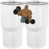 20 oz. Tall Stainless Steel Vacuum Insulated Tumbler White Thumbnail