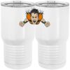 20 oz. Tall Stainless Steel Vacuum Insulated Tumbler White Thumbnail