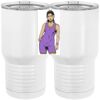20 oz. Tall Stainless Steel Vacuum Insulated Tumbler White Thumbnail