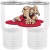 20 oz. Tall Stainless Steel Vacuum Insulated Tumbler White Thumbnail