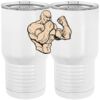 20 oz. Tall Stainless Steel Vacuum Insulated Tumbler White Thumbnail