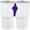 20 oz. Tall Stainless Steel Vacuum Insulated Tumbler White Thumbnail