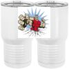 20 oz. Tall Stainless Steel Vacuum Insulated Tumbler White Thumbnail