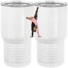 20 oz. Tall Stainless Steel Vacuum Insulated Tumbler White Thumbnail