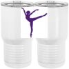 20 oz. Tall Stainless Steel Vacuum Insulated Tumbler White Thumbnail