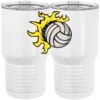 20 oz. Tall Stainless Steel Vacuum Insulated Tumbler White Thumbnail